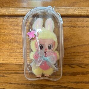 NEW Labubu Transparent Clear PVC Cover Case Zippered Pouch